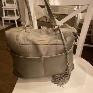 Lily Jade Diaper Bag- Shaylee In Galena gold